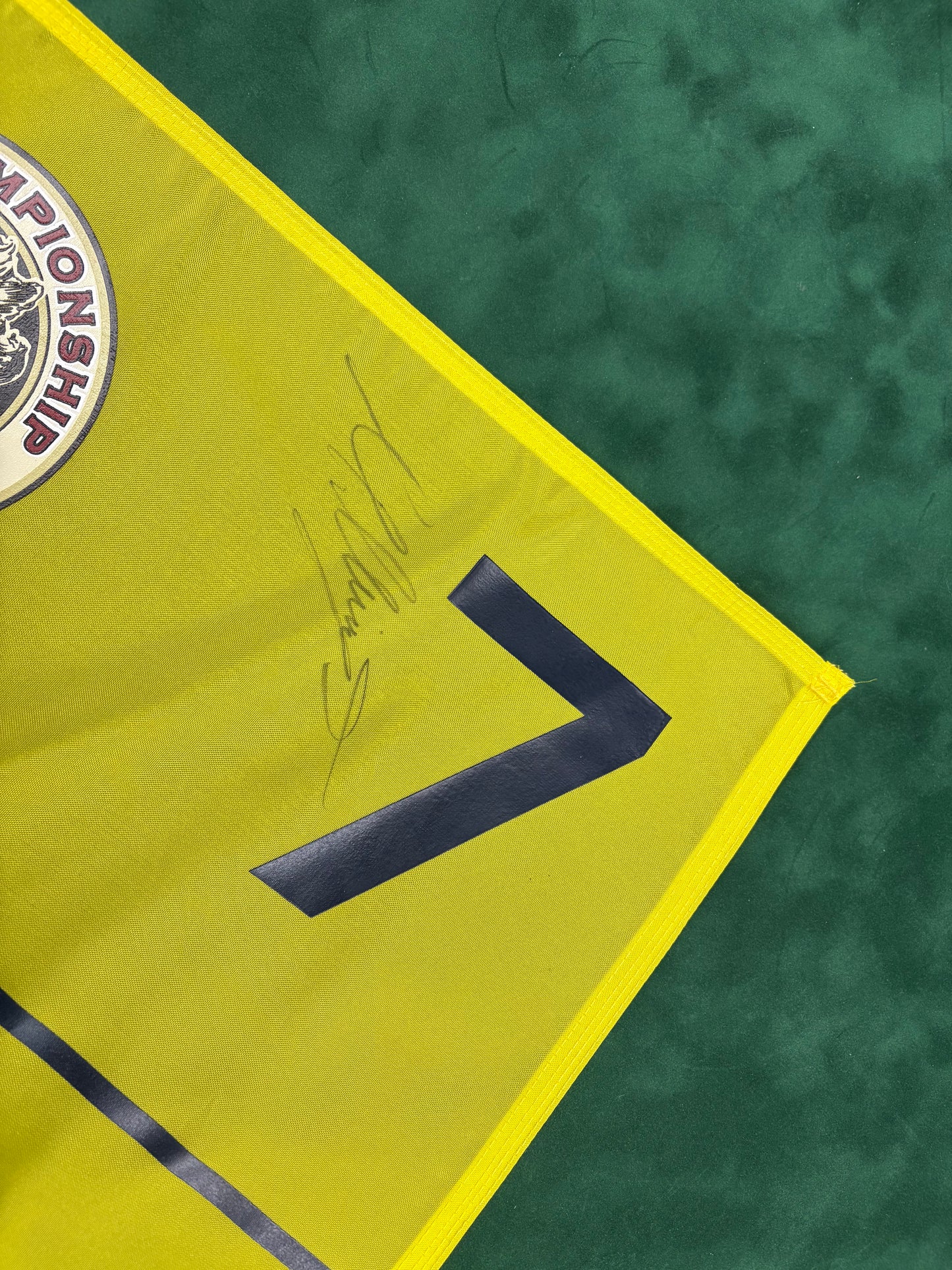 Martin Kaymer Winner Signed 2010 PGA Championship at Whistling Straits 7th Hole Course Used Golf Flag + GJA Cert