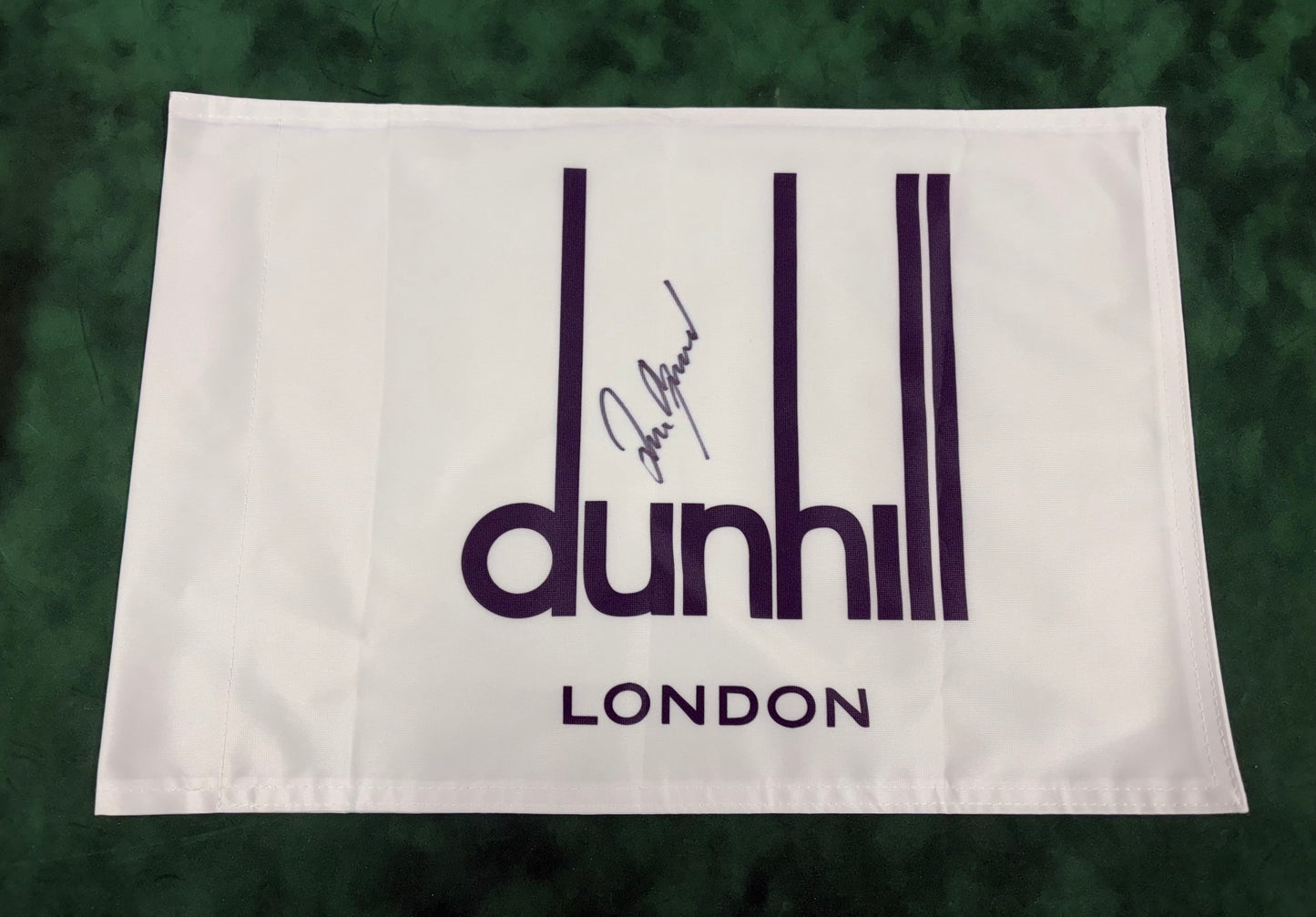 Lucas Bjerregaard 2018 Winner Signed Dunhill Links Course Used Golf Pin Flag + Dealer COA