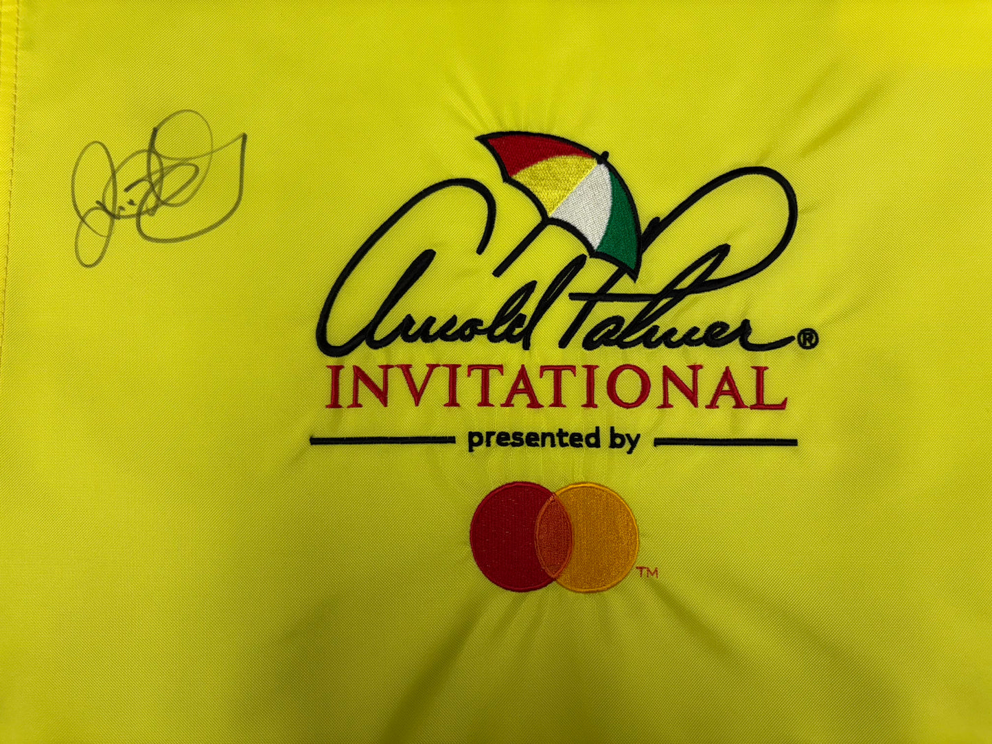 Rory McIlroy 2018 Winner Signed Arnold Palmer Invitational Golf Pin Flag + Cert