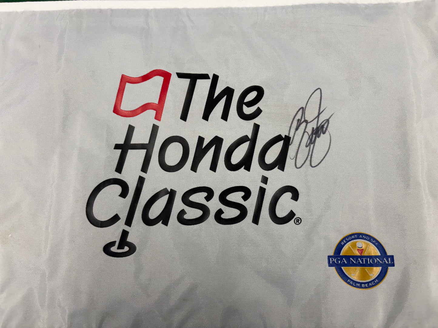 Rickie Fowler 2017 Winner Signed The Honda Classic Golf Pin Flag + Cert