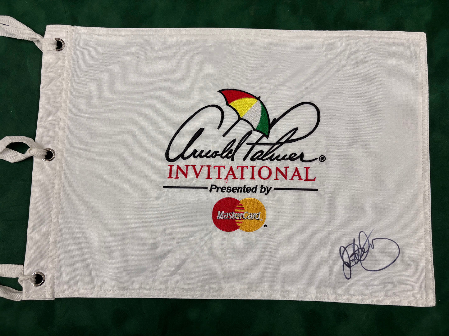 Rory McIlroy 2018 Winner Signed Arnold Palmer Invitational Golf Pin Flag + Cert