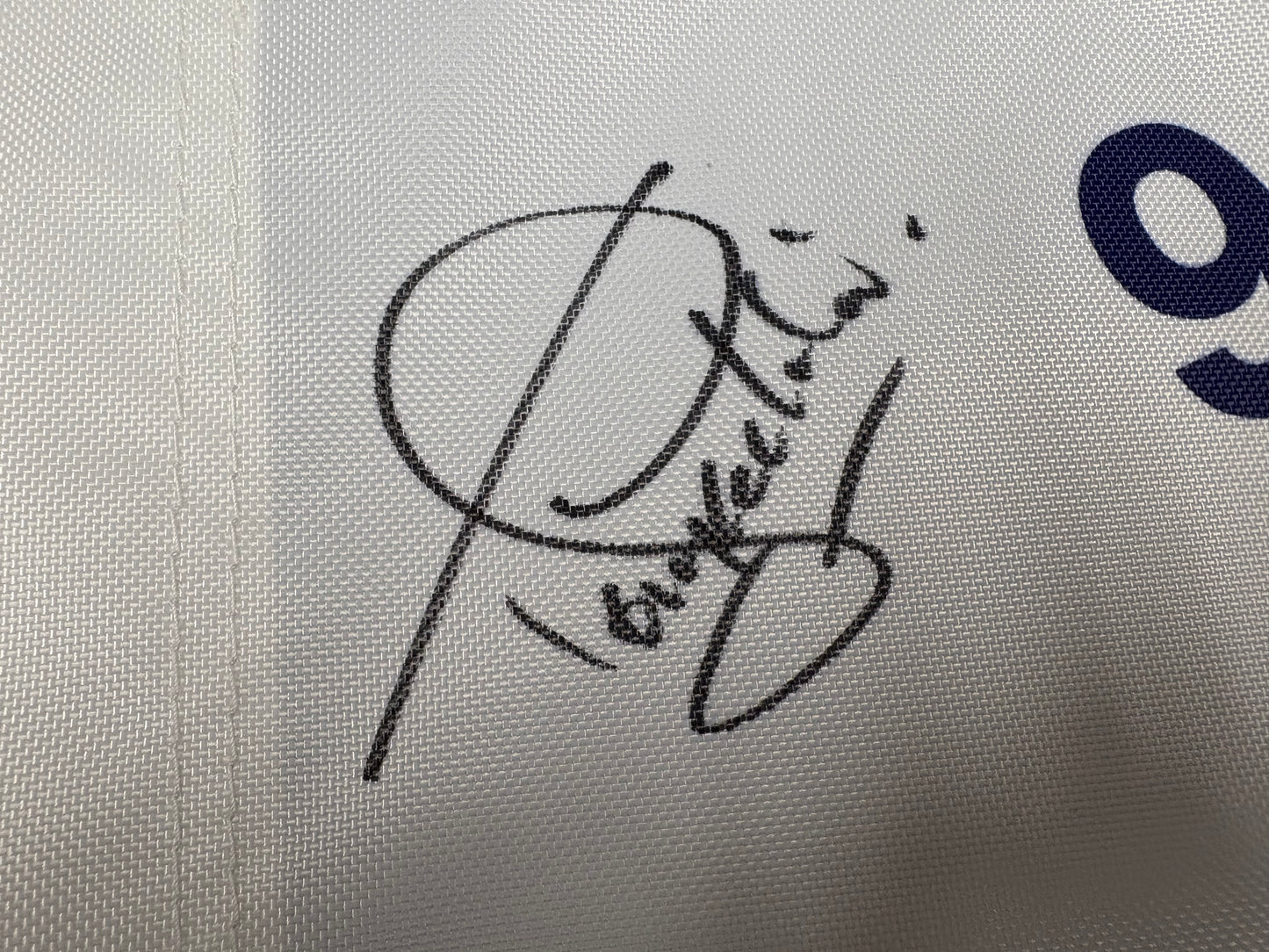 Tony Jacklin Winner Signed 98th Open at Royal Lytham White Golf Pin Flag + Dealer COA