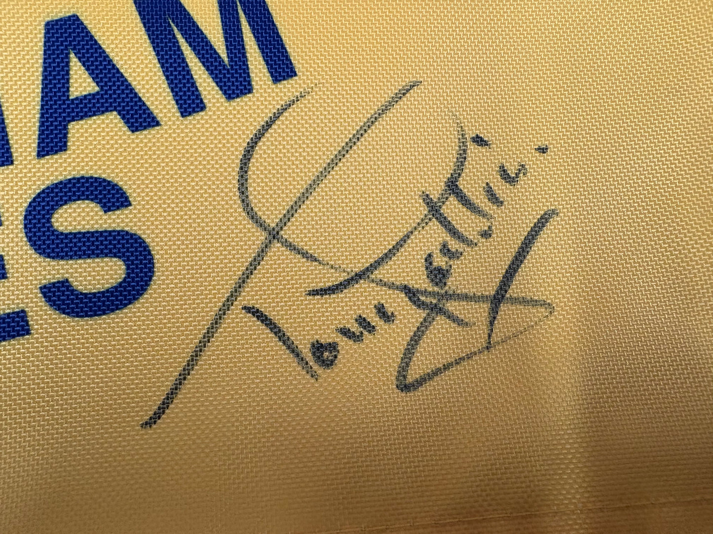 Tony Jacklin Winner Signed 98th Open at Royal Lytham Golf Pin Flag + Dealer COA