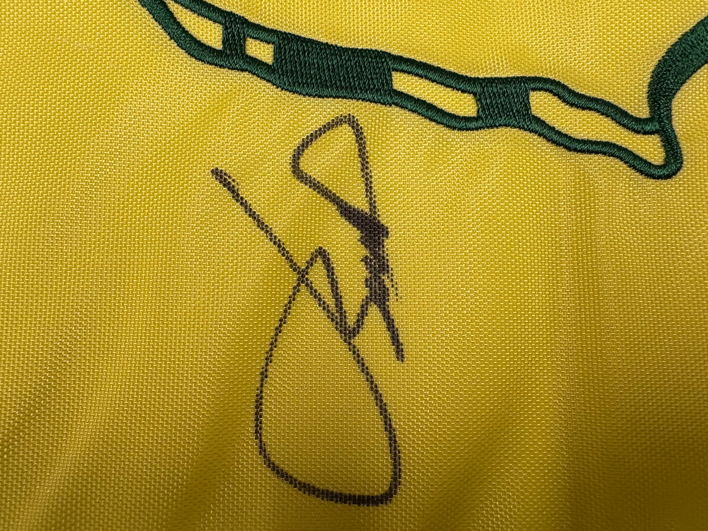 Jordan Spieth Winner Signed 2015 Masters Golf Flag + Dealer COA