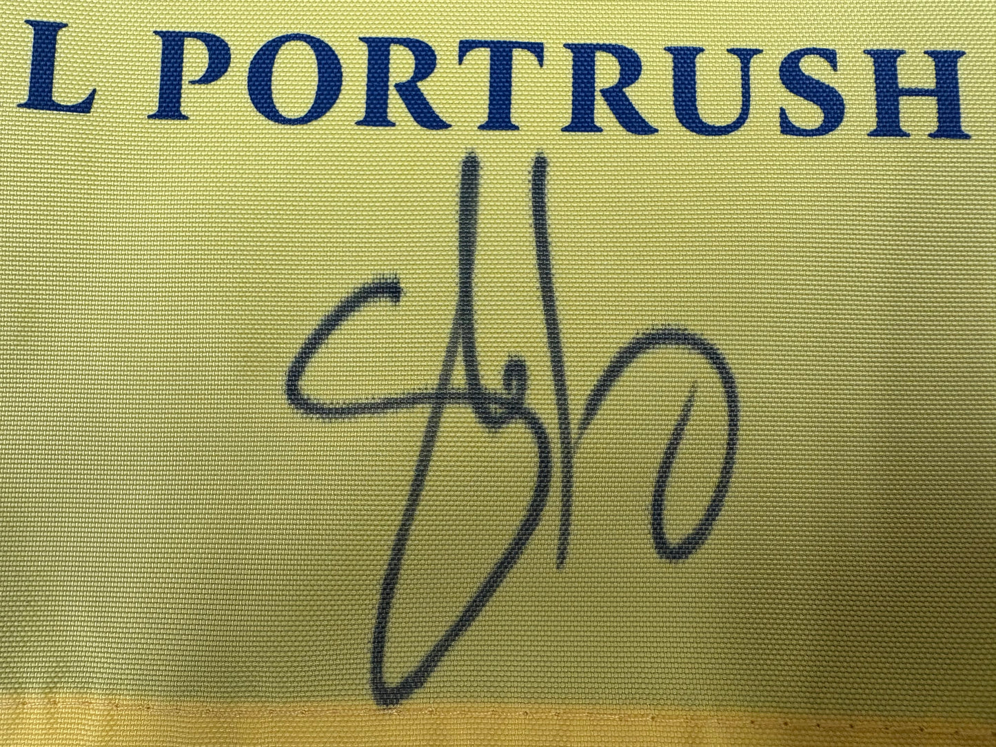 Shane Lowry Winner Signed 148th Open at Royal Portrush Golf Flag + Dealer COA