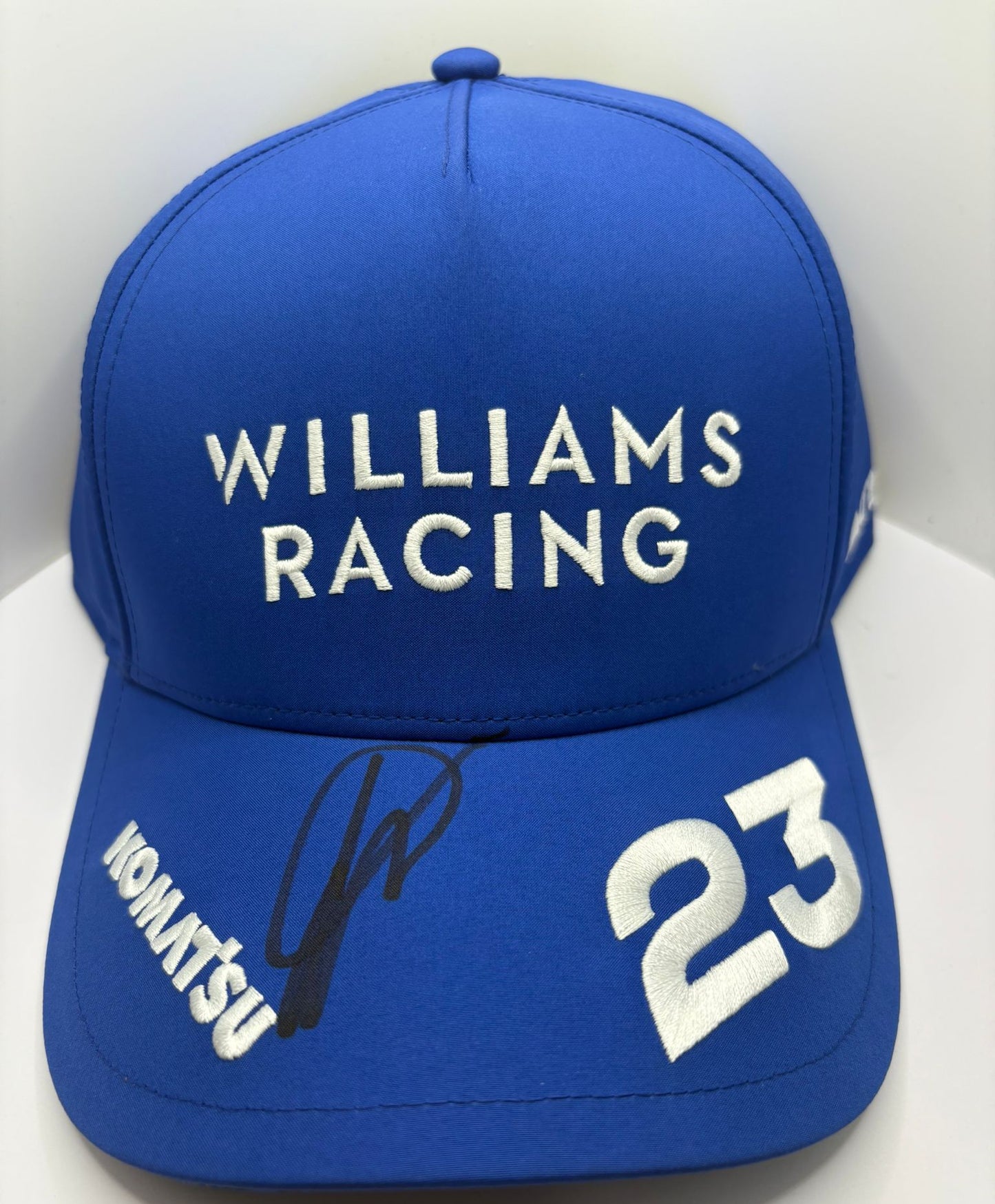 Alex Albon #23 Williams Racing Formula One Driver Signed Blue Puma F1 Cap + COA