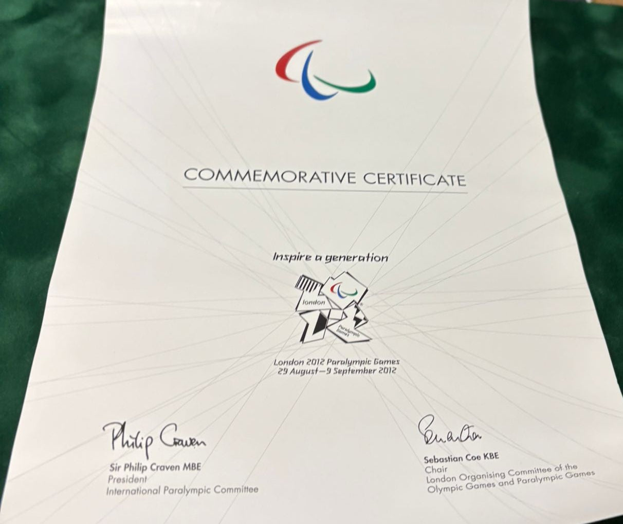 Rowing Legend Sir Steve Redgrave Signed 2012 London Olympic Games Maker Baton + COA