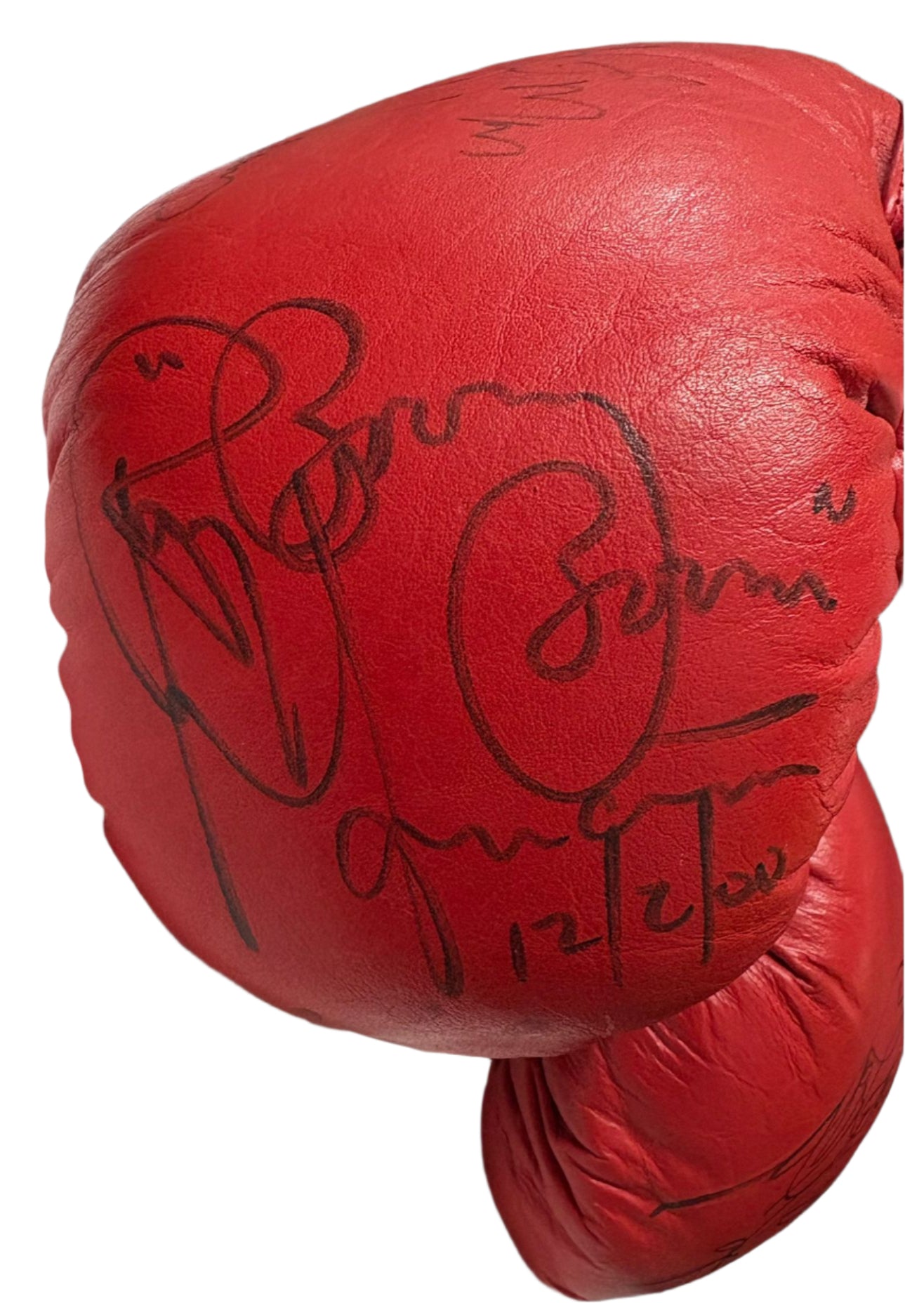 Thomas 'Hitman' Hearns & Ray 'Boom Boom' Mancini Signed Everlast Boxing Glove + Cert