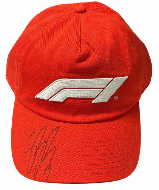Gabriel Bortoleto - Formula One Kick Sauber Driver Signed Red F1 Cap + Dealer COA