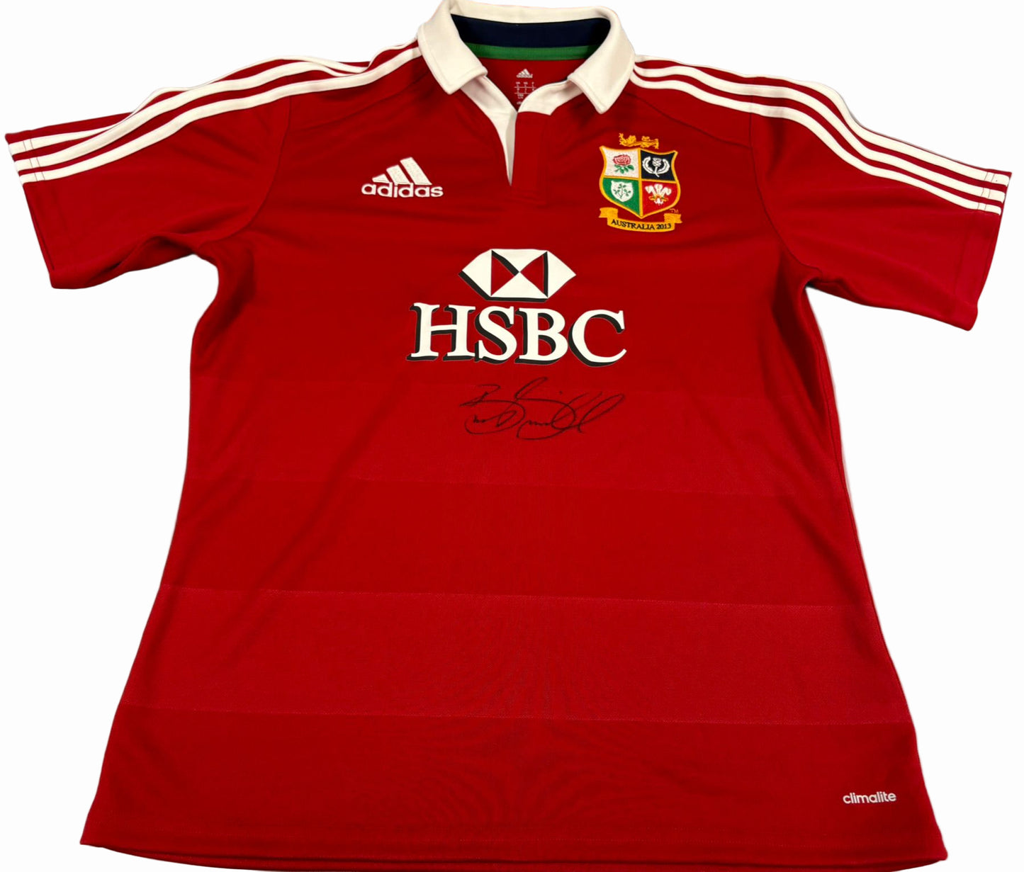 Rugby Legend Brian O'Driscoll Signed Australia 2013 British & Irish Lions Rugby Shirt + COA