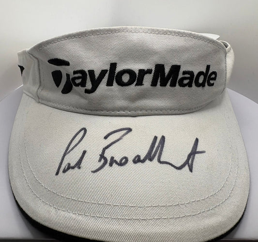 Six-Time European Tour Winner Paul Broadhurst Signed Taylor Made Golf Visor + Cert