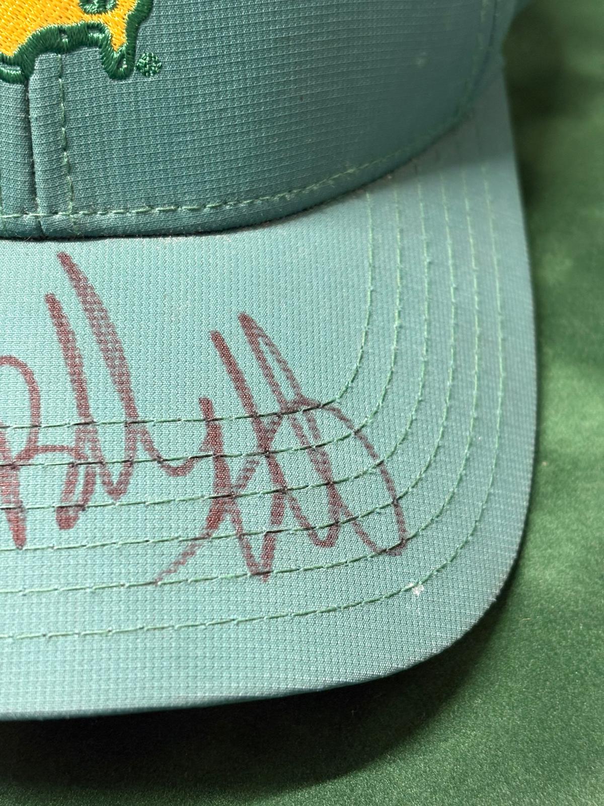 Masters Golf Cap Signed by Two-Time Champion Bubba Watson + Dealer COA
