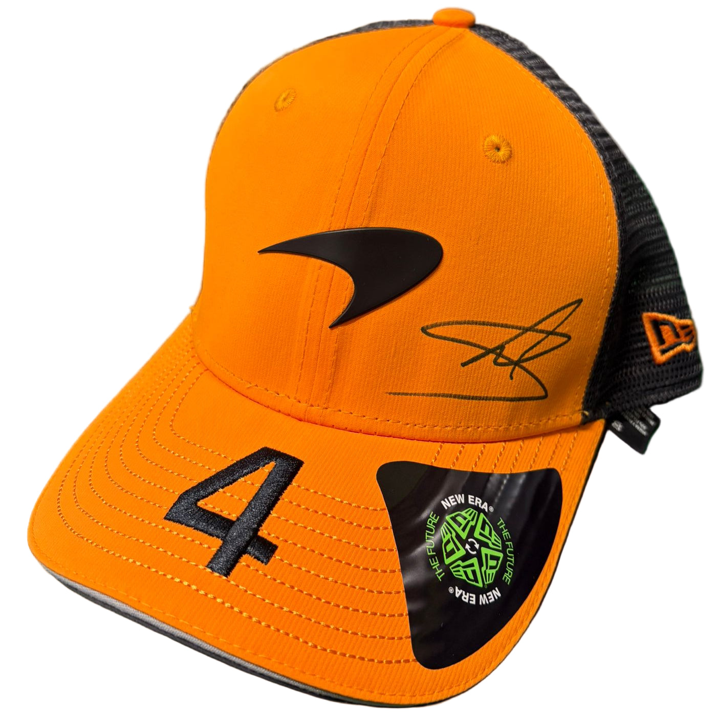2025 British Grand Prix Winner Lando Norris Signed 9SEVENTY McLaren F1 Cap + Dealer COA