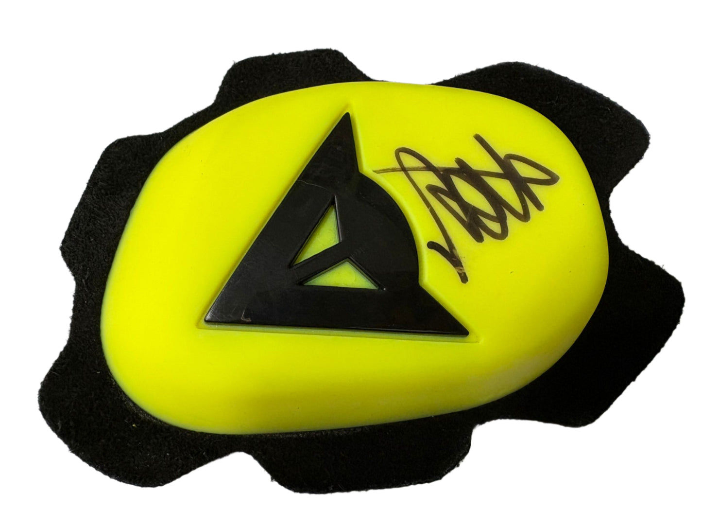 Valentino Rossi MotoGP World Champion Signed Dainese Knee Slider + Dealer COA