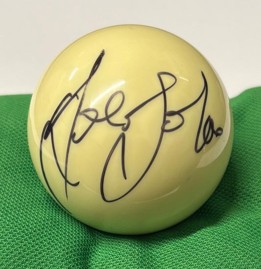 Joe Johnson Signed WHITE Snooker Ball + Dealer COA
