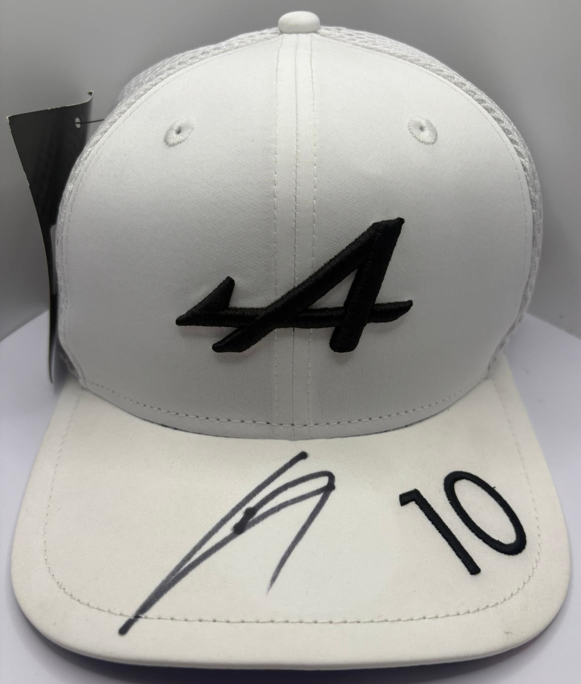 Pierre Gasly Alpine Formula One Driver Signed 9FIFTY F1 Cap + Dealer COA