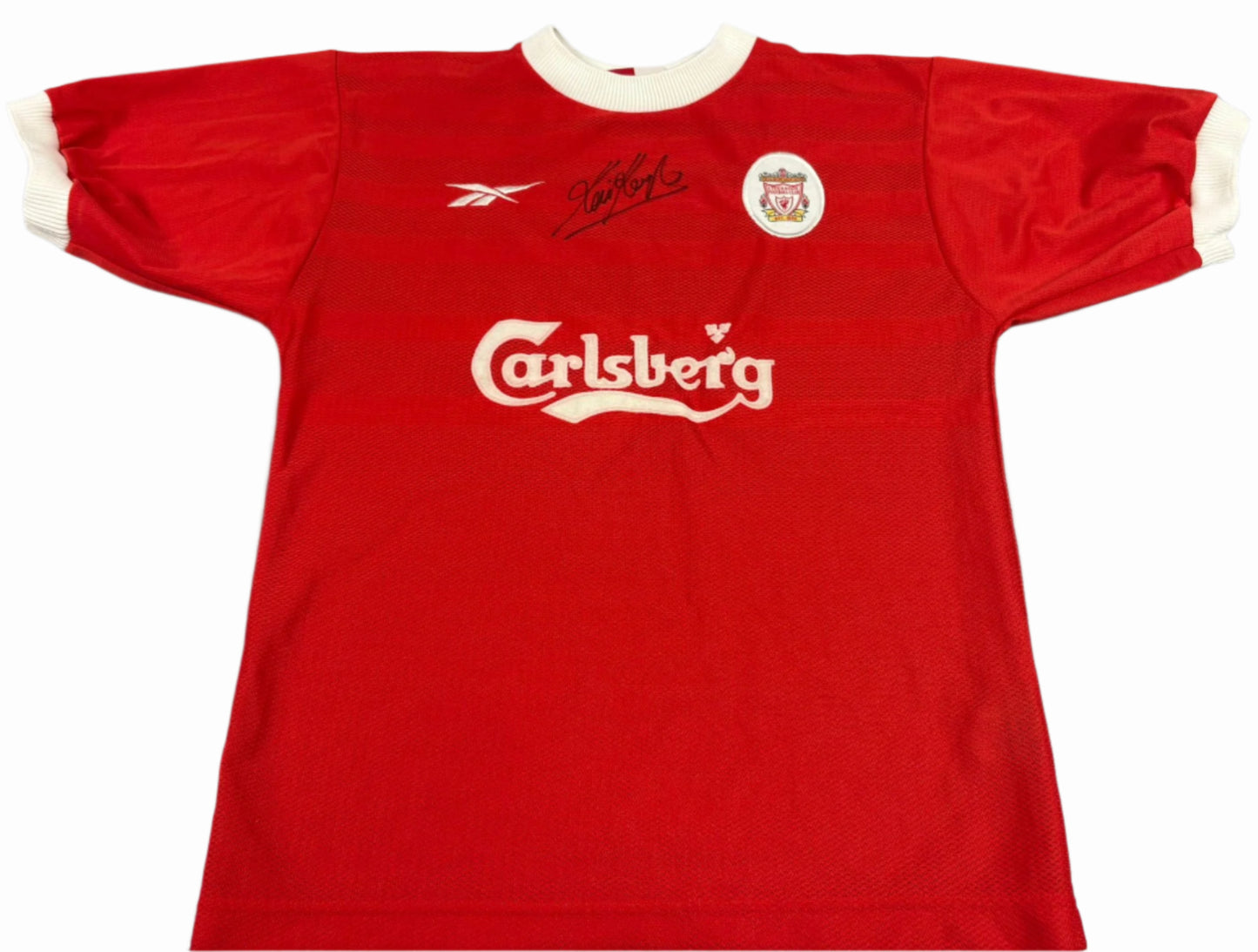 Kevin Keegan Signed Vintage Liverpool FC 1998/99 Home Shirt + Dealer COA