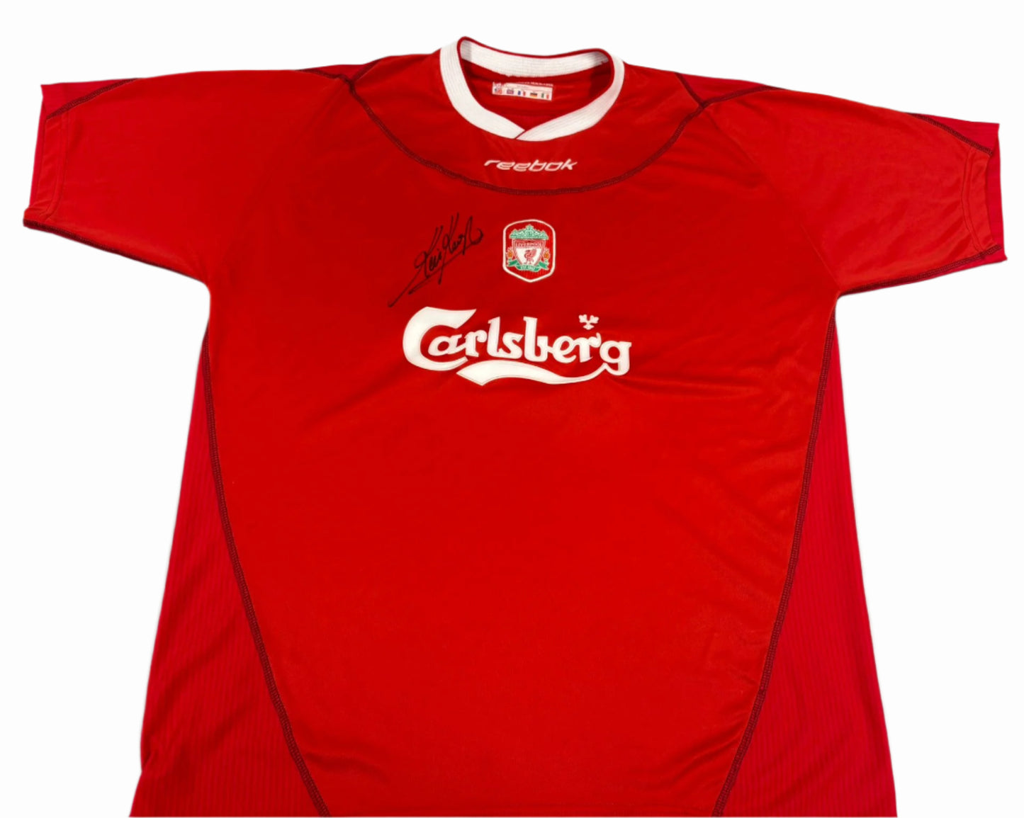 Kevin Keegan Signed Retro Liverpool FC 2002-04 Home Shirt + Dealer COA