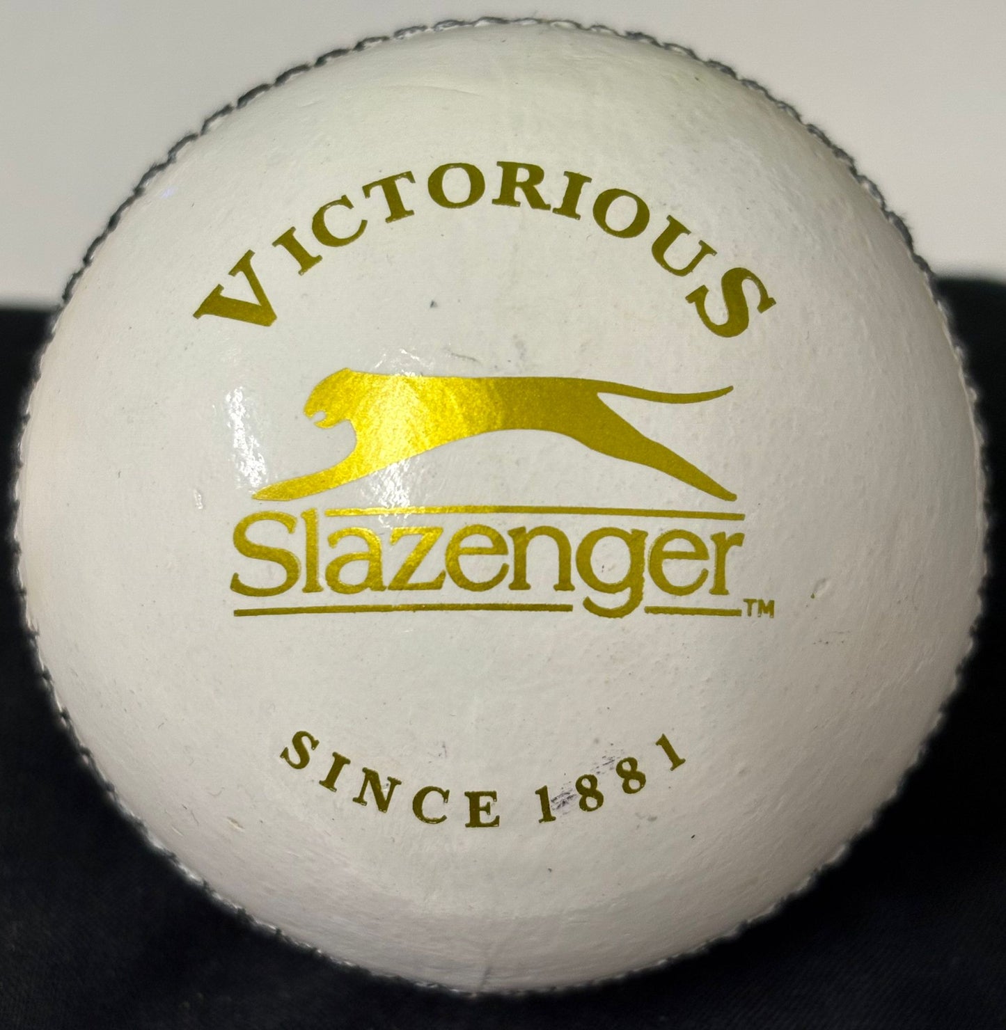 Stuart Broad England Cricketer Signed White Cricket Ball + Dealer COA