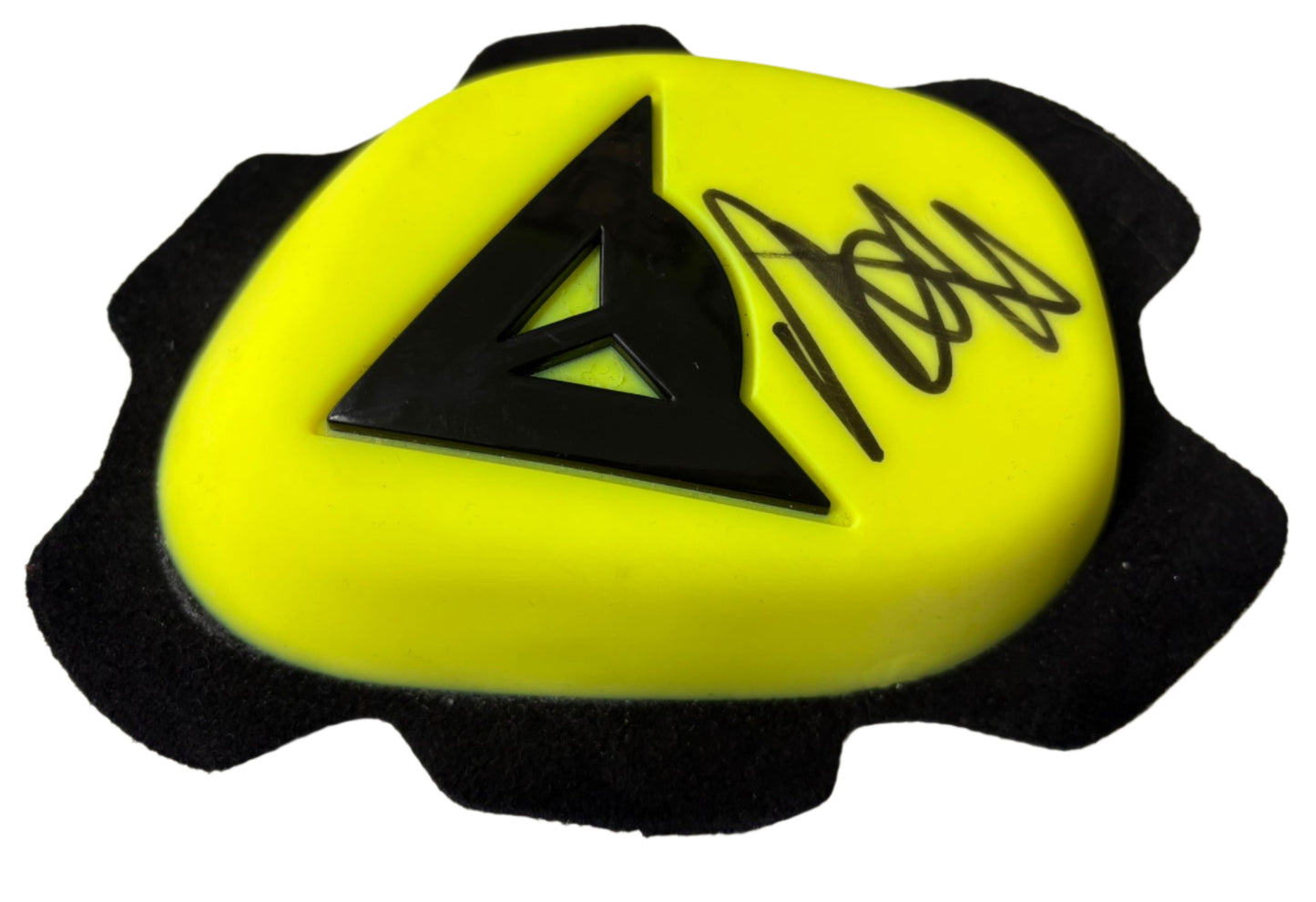 Valentino Rossi MotoGP World Champion Signed Dainese Knee Slider + Dealer COA