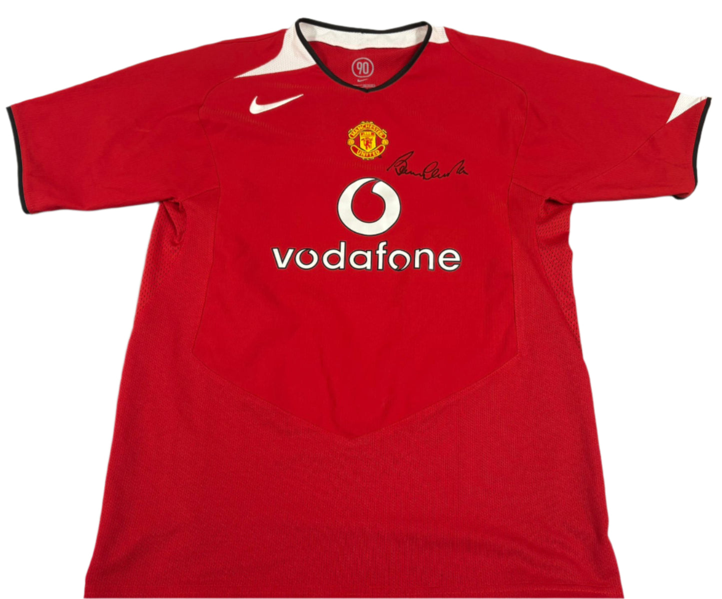 Football Legend Sir Bobby Charlton Signed Manchester United Football Shirt + Cert