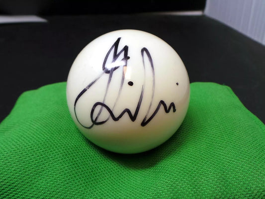 Jack Lisowski Signed WHITE Snooker Ball (Private Signing) + Dealer COA