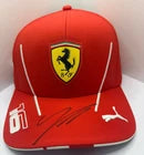 Charles Leclerc #16 Scuderia Ferrari F1 Driver Signed Red Puma F1 Cap + Cert