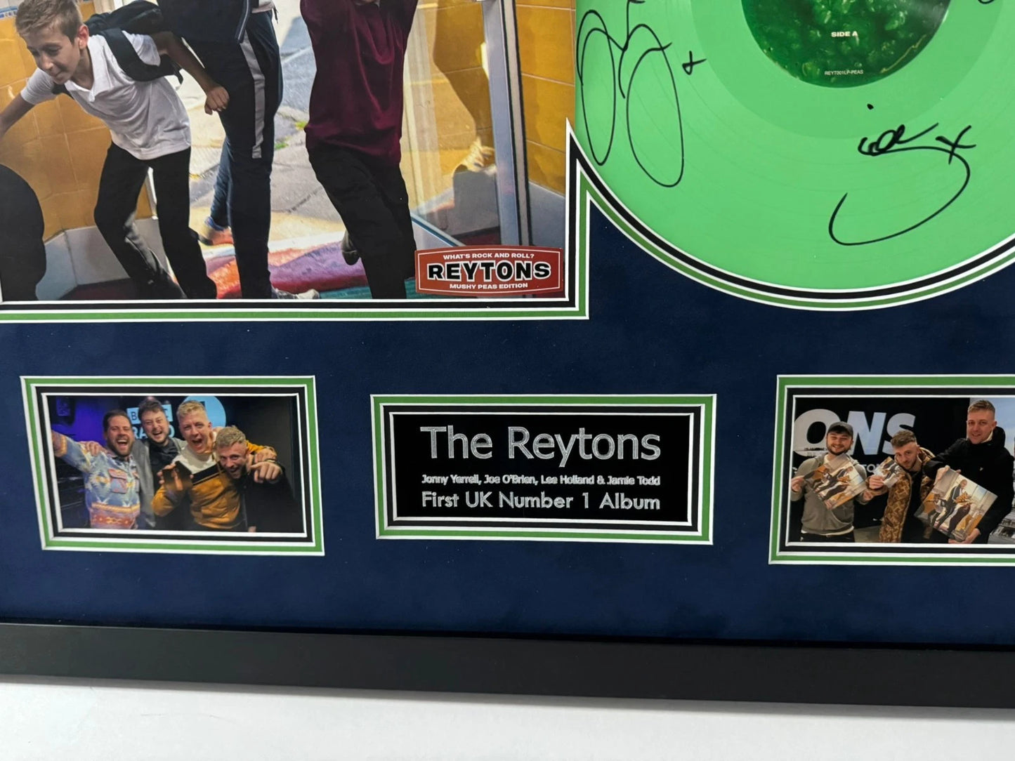 The Reytons Signed & Framed Album What's Rock and Roll? Mushy Peas Ltd Ed + COA