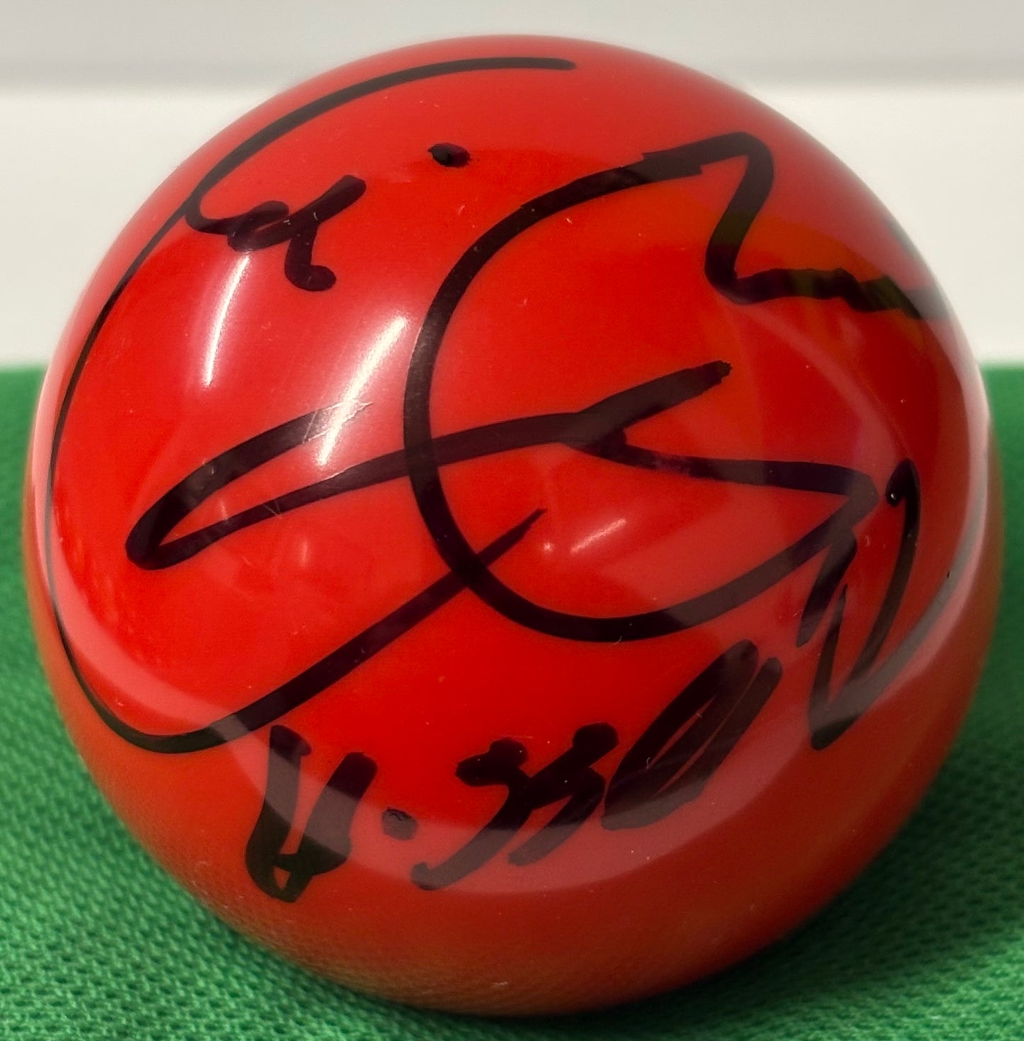 ‘The Prince of Persia’ Hossein Vafaei Signed Red Snooker Ball + Cert