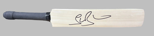 England Cricket Legend & Star Bowler Stuart Broad Signed Mini Cricket Bat + COA