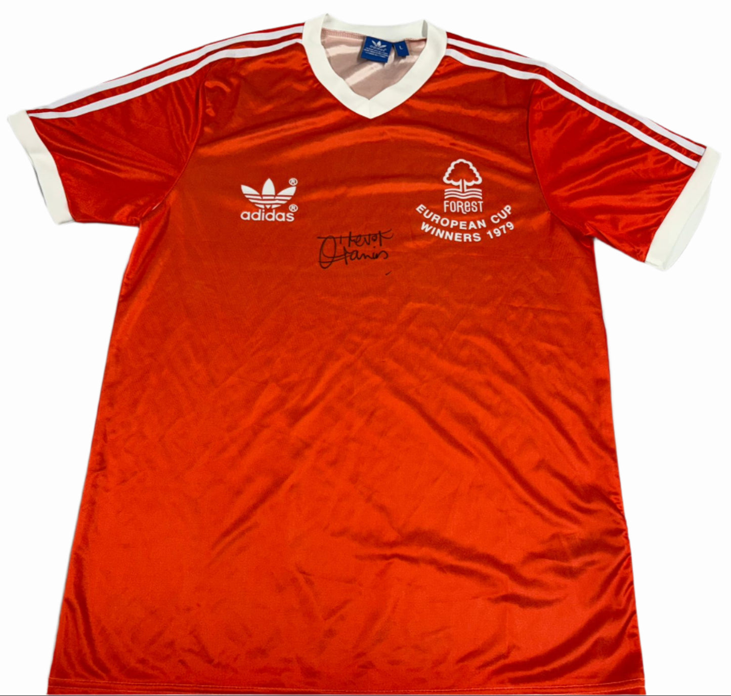 Trevor Francis Signed 1979 Nottingham Forest Retro European Cup Final Shirt + Dealer COA