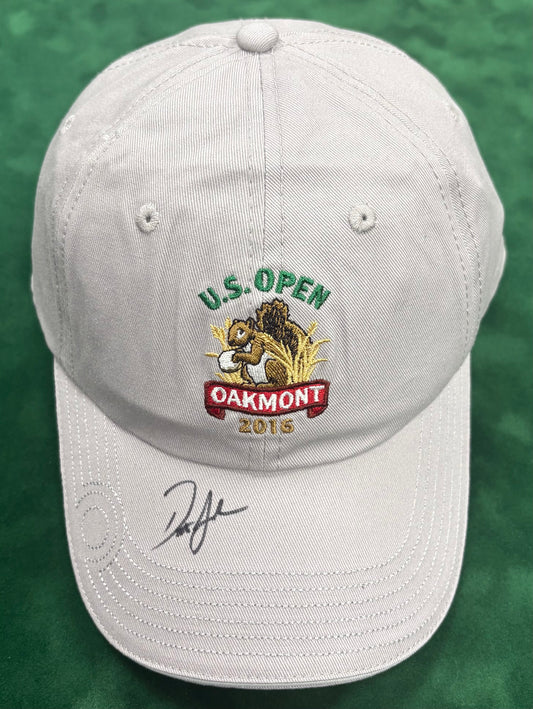 2016 US Open Champion Dustin Johnson Signed Oakmont Golf Cap + COA