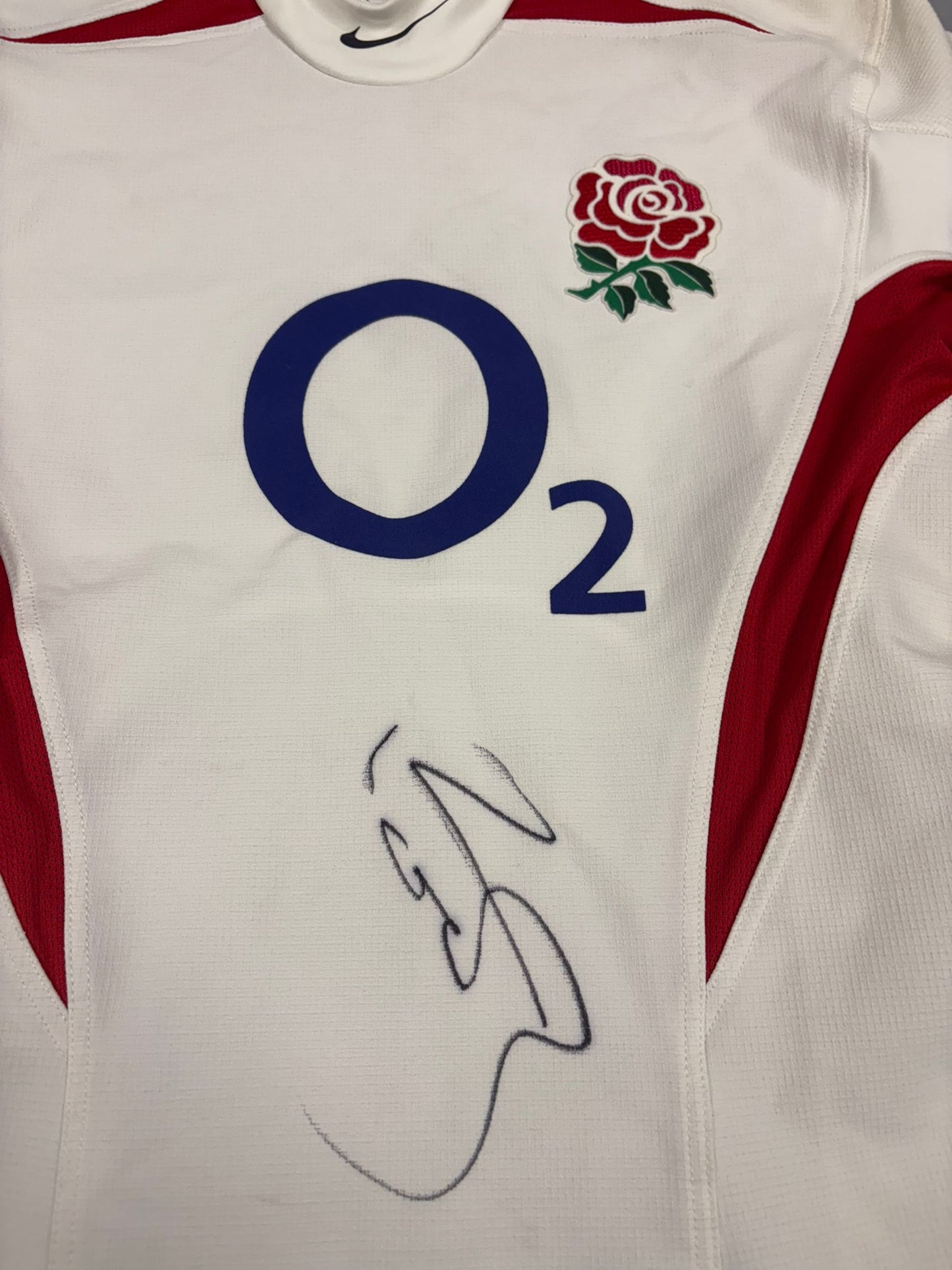 Rugby Legend Sir Clive Woodward Signed England Rugby Shirt + Dealer COA