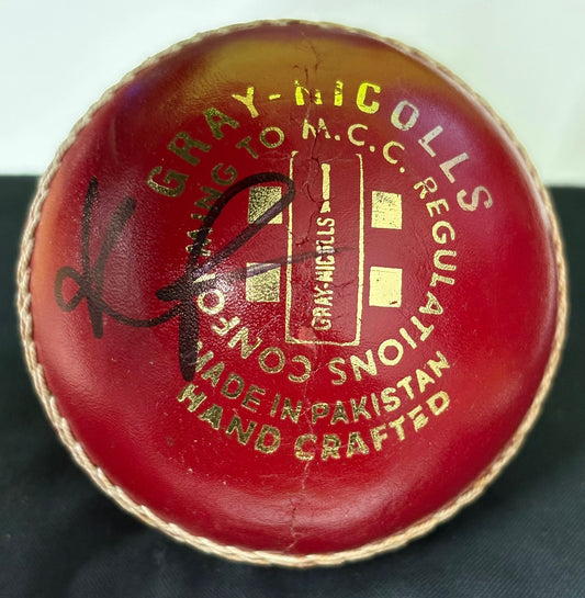 Kevin Pietersen England Cricketer & GOAT Batsmen Signed Red Cricket Ball + Cert