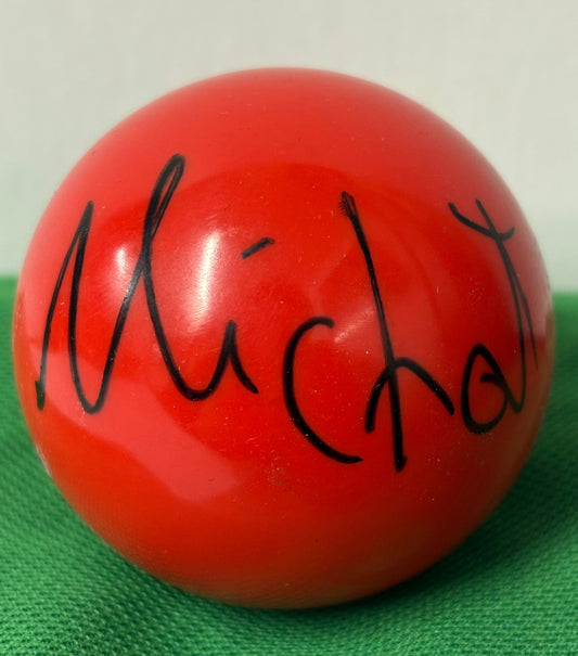 Polish Snooker Player Michal Szubarczyk Signed Red Snooker Ball + Dealer COA