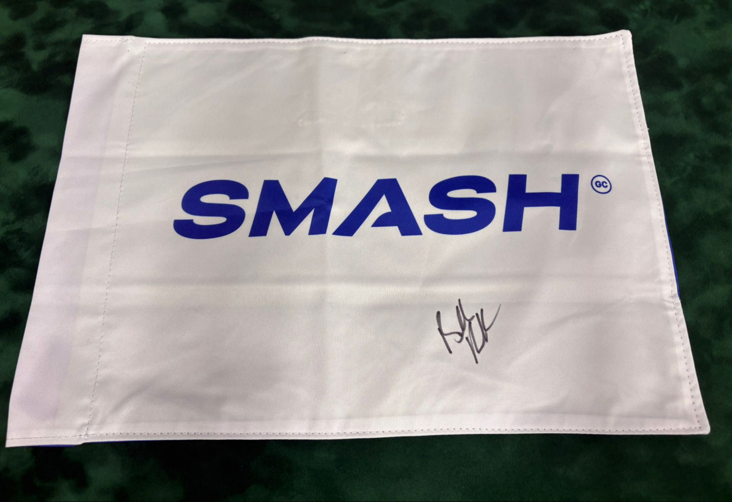 Five-Time Winner Brooks Koepka Signed LIV Golf Smash Golf Pin Flag + Dealer COA