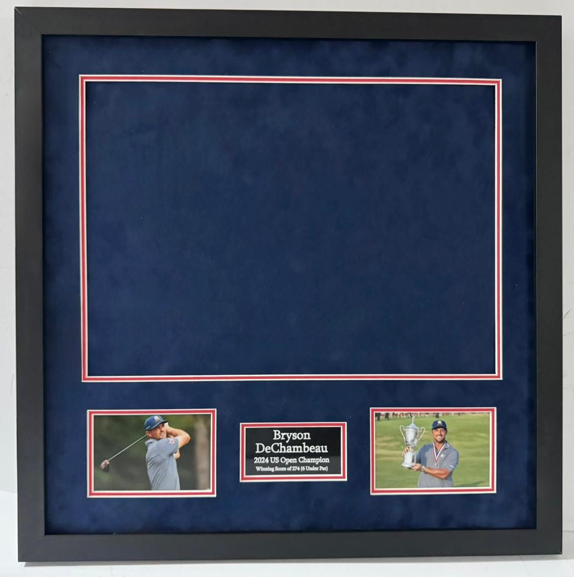 Premium Golf Flag Framing Kit for Bryson DeChambeau 2024 US Open Champion Golf Flag