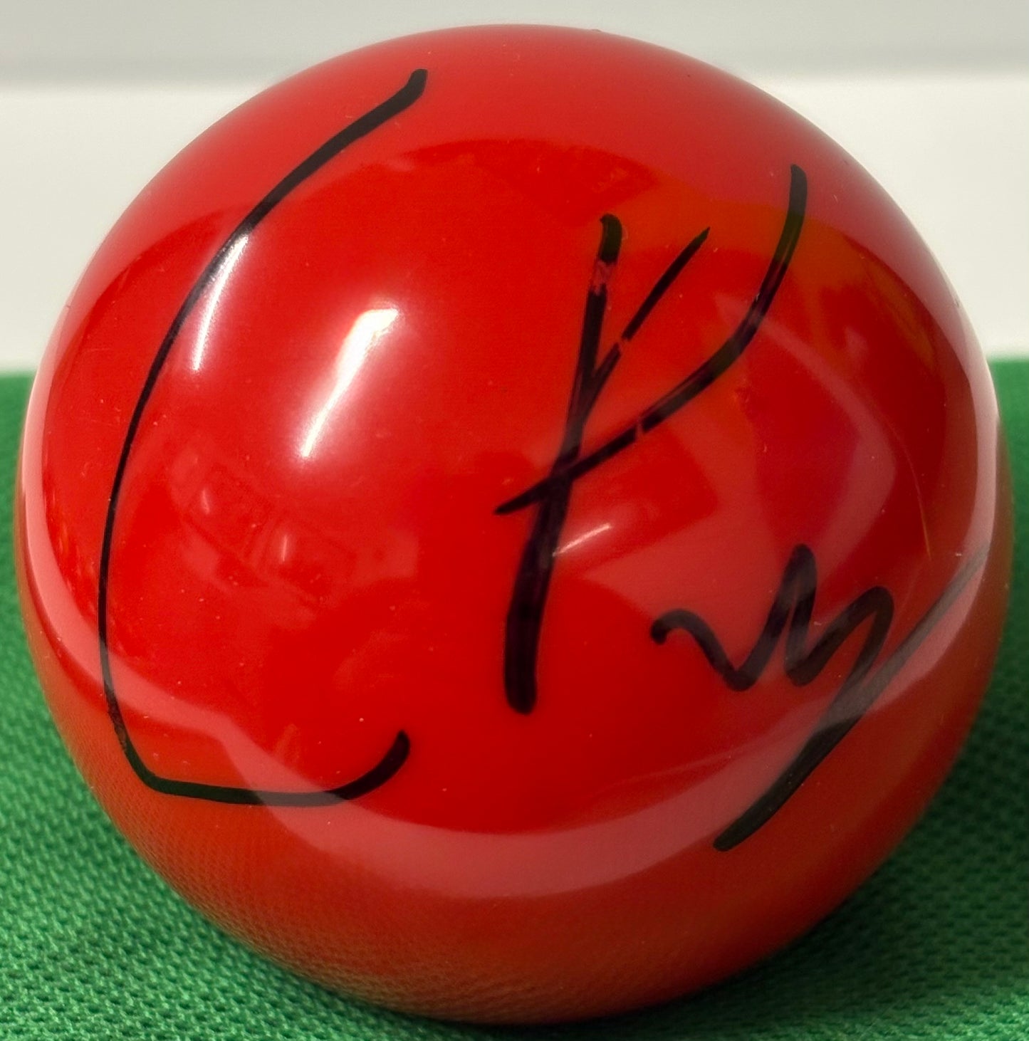 2026 World Snooker Championship Player Liam Pullen Signed Red Snooker Ball + Dealer COA