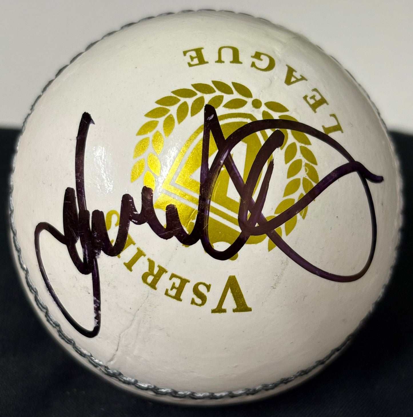 Jimmy Anderson England Cricket Legend & GOAT Bowler Signed White Cricket Ball + Cert