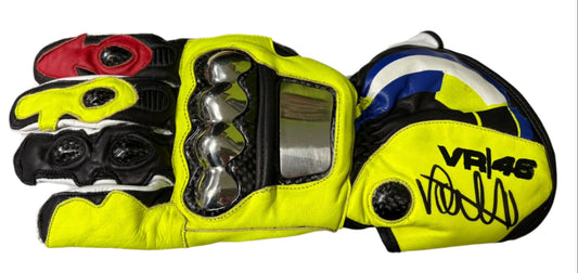 Valentino Rossi 'The Doctor' VR46 Signed MotoGP Racing Glove + Cert
