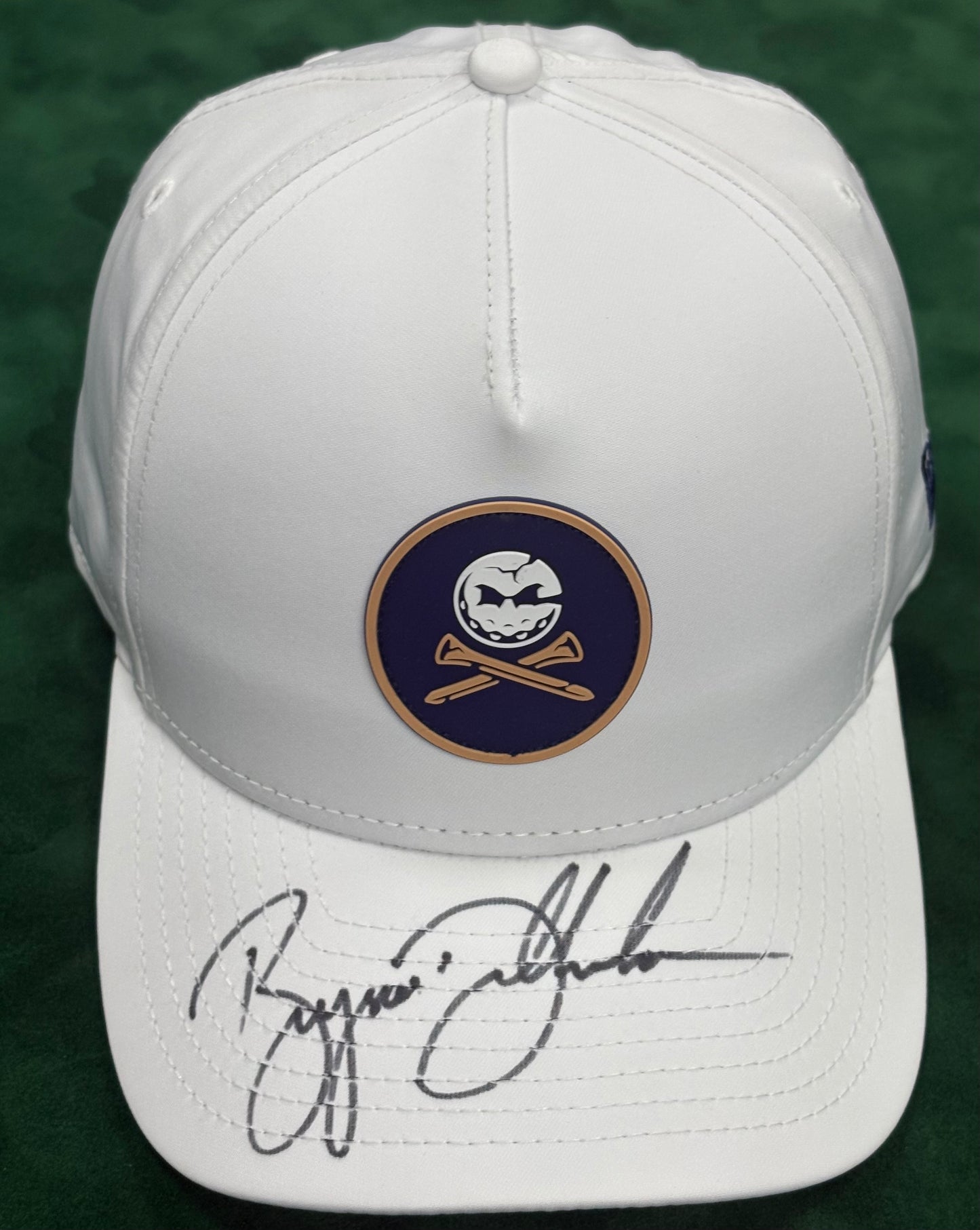 LIV Golfer Bryson DeChambeau Signed Crushers GC White Golf Cap + Dealer COA