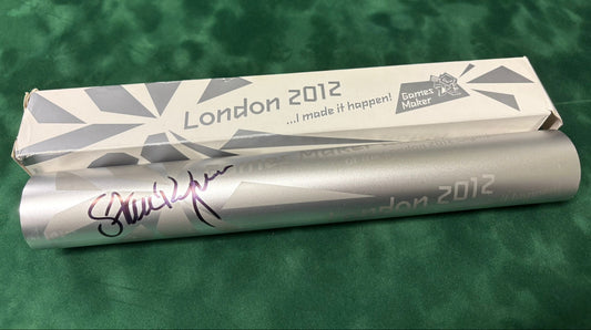 Rowing Legend Sir Steve Redgrave Signed 2012 London Olympic Games Maker Baton + COA