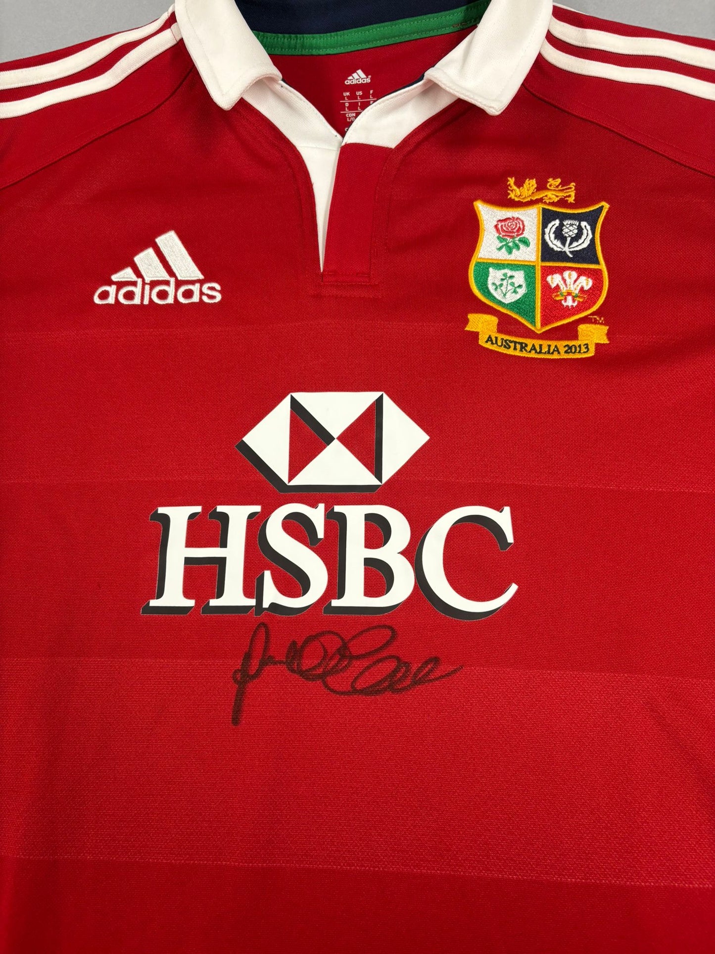 Paul O'Connell Signed Australia 2013 British & Irish Lions Tour Shirt + Dealer COA