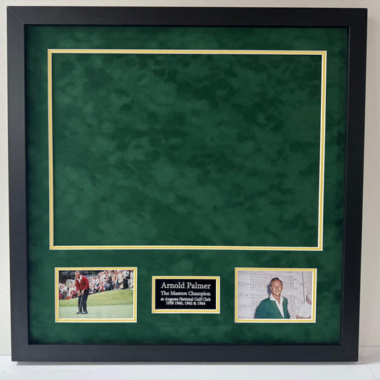 Premium Golf Flag Framing Kit for Four-Time Masters Winner Arnold Palmer Pin Flag