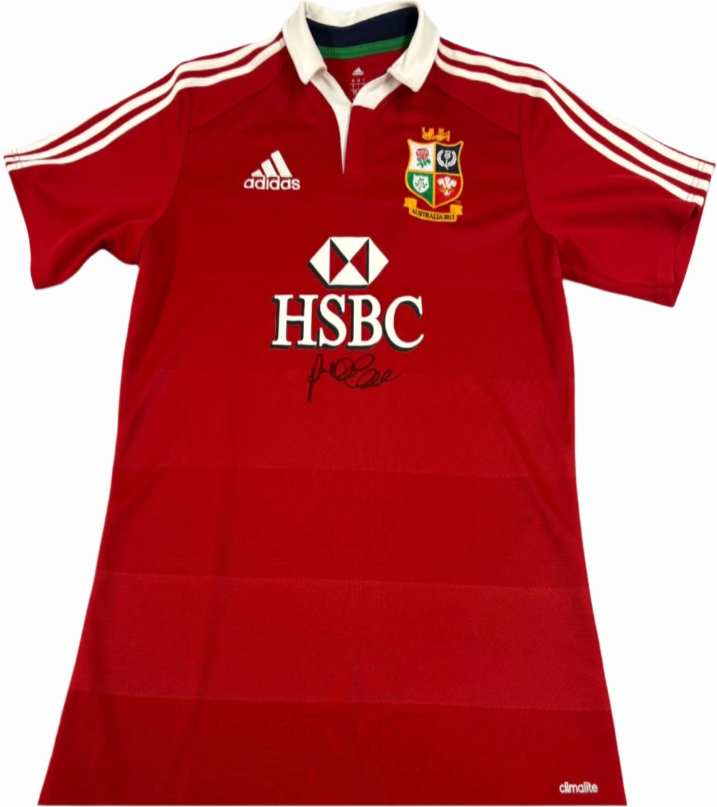 Paul O'Connell Signed Australia 2013 British & Irish Lions Tour Shirt + Dealer COA