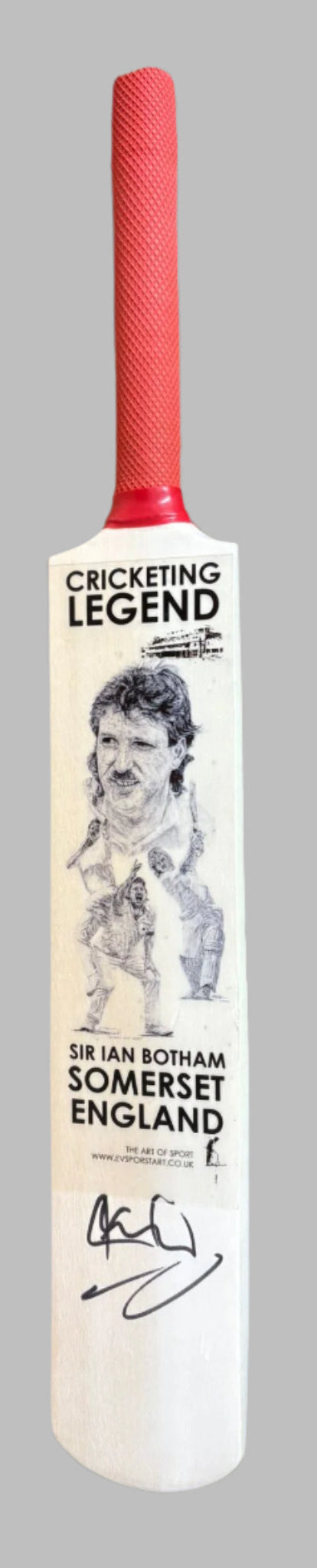 Sir Ian Botham England Cricket Legend Signed Mini Cricket Bat + Dealer COA