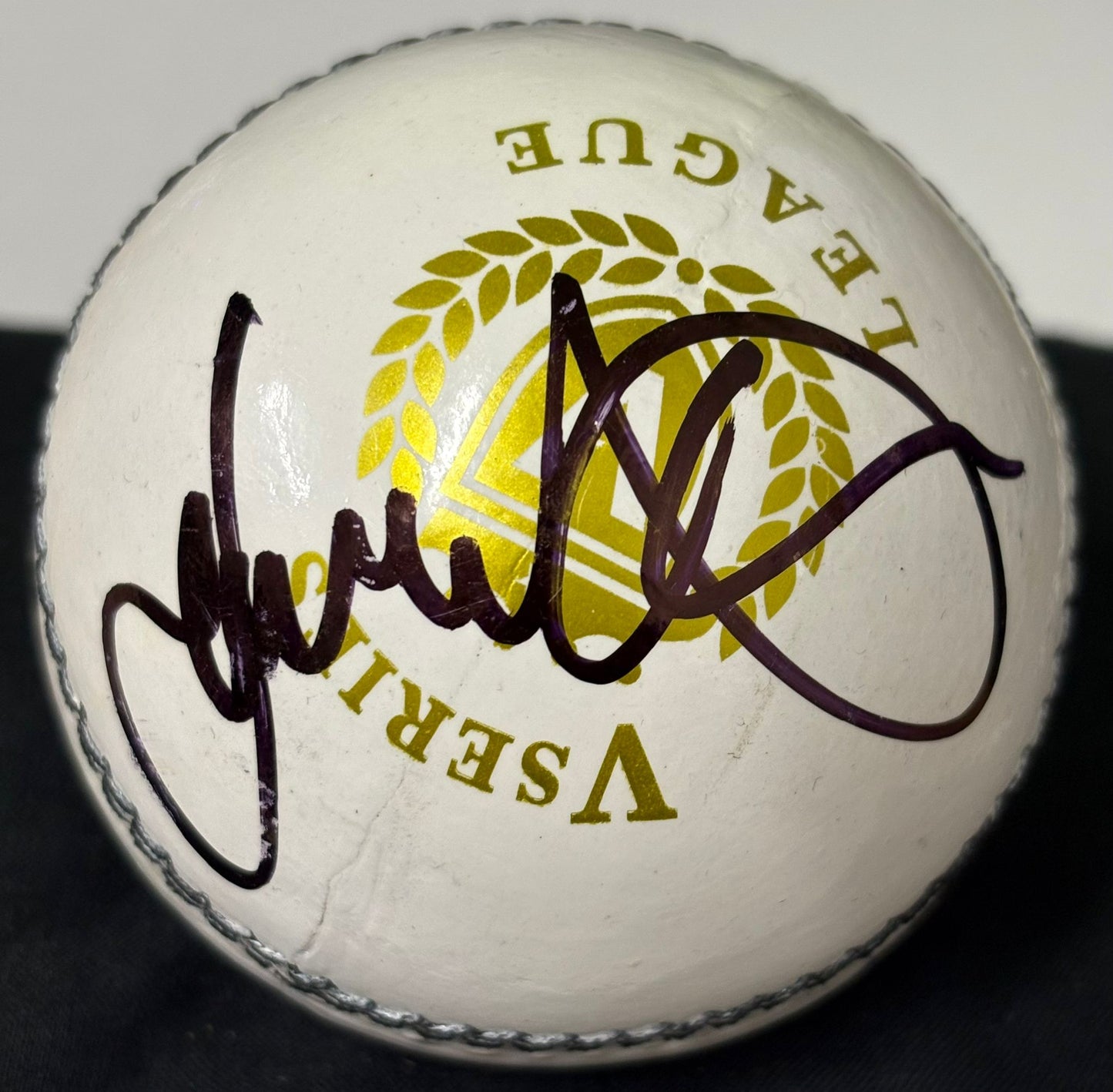 Jimmy Anderson England Cricket Legend & GOAT Bowler Signed White Cricket Ball + Cert