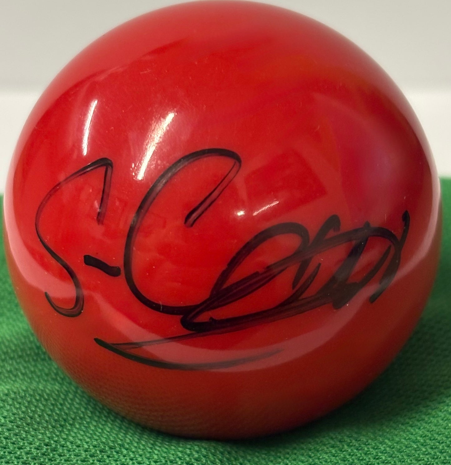 WPBSA Q Tour Player Stuart Carrington Signed Red Snooker Ball + COA