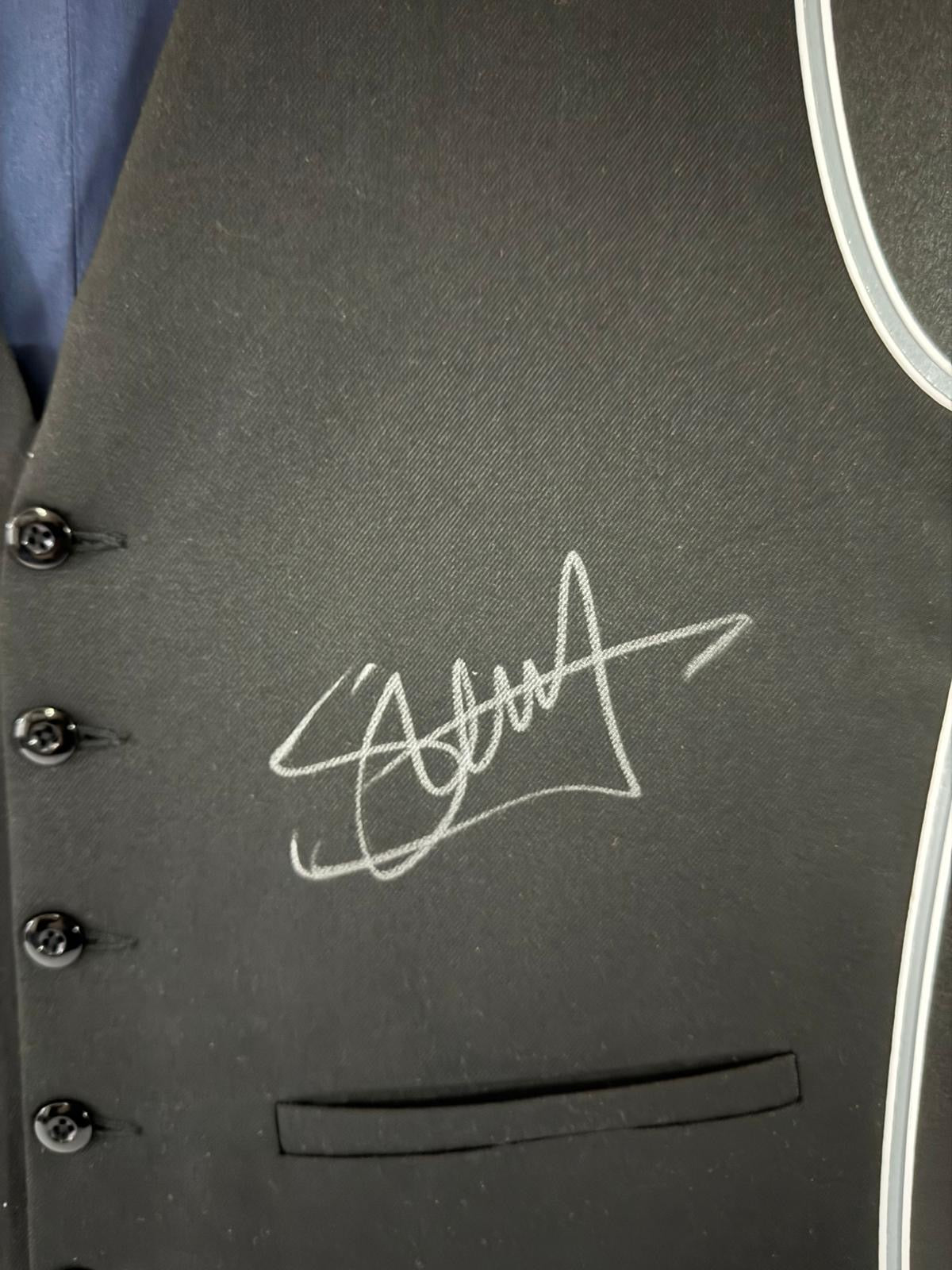 Stephen Hendry Seven Time World Snooker Champion Signed & Framed Waistcoat + COA