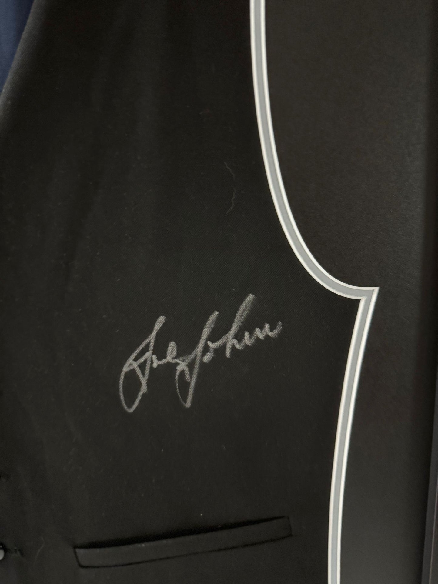 1986 World Snooker Champion Joe Johnson Signed & Framed Waistcoat + COA